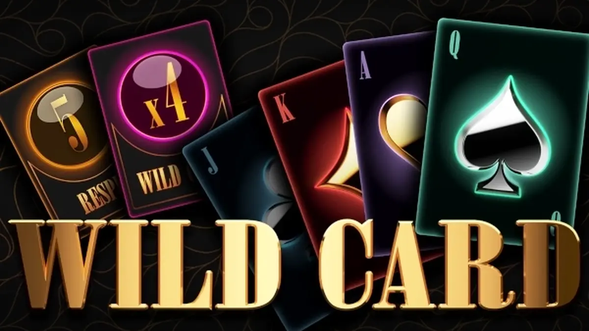 Tampilan visual permainan slot Wild Card dengan desain klasik